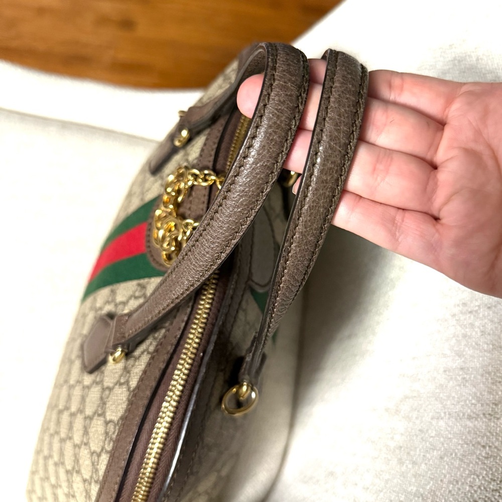 Gucci authentic Ophedia top Handel satchel bag medium supreme canvas - Picture 13 of 16